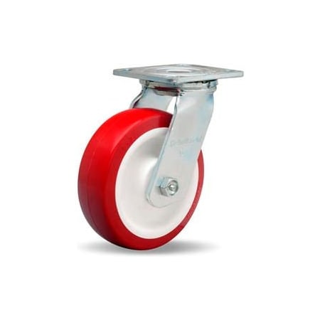 Hamilton Casters Hamilton Standard Cold Forged Swivel 6 x 2 Poly-Tech Roller 900 Lb. Caster S-526-NF